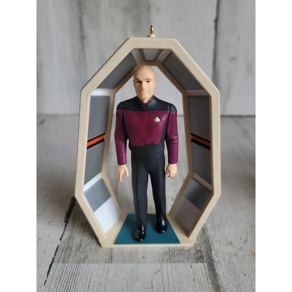 Hallmark 1999 Star Trek Captain jean-luc ornament Xmas‎